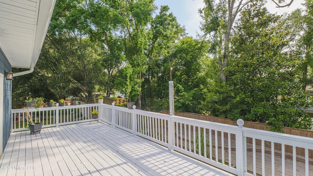 view of deck