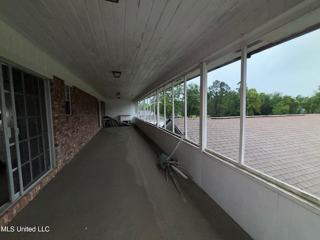 4805 Washington Ave, Gulfport, MS 39507 - view of unfurnished sunroom