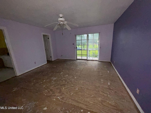 4805 Washington Ave, Gulfport, MS 39507 - unfurnished room featuring ceiling fan and baseboards
