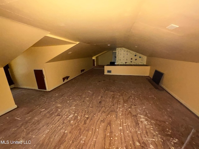 4805 Washington Ave, Gulfport, MS 39507 - additional living space featuring vaulted ceiling