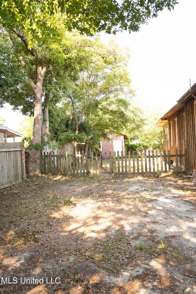 view of fenced yard