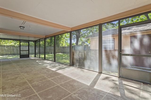 449 Klondyke Rd, Long Beach, MS 39560 - unfurnished sunroom with tile patterned flooring and expansive windows