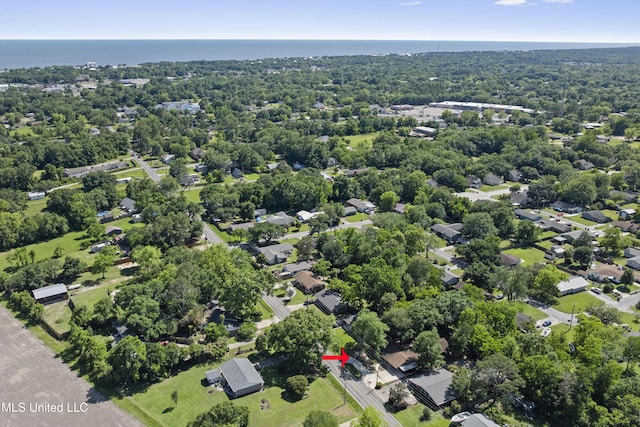 449 Klondyke Rd, Long Beach, MS 39560 - drone / aerial view featuring a water view