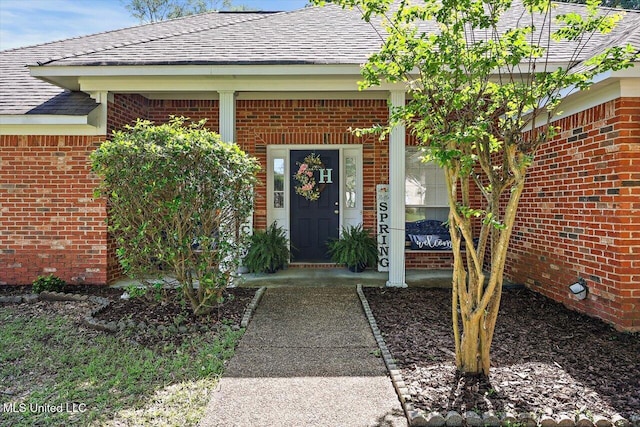 206 Southwind Dr, Richland, MS 39218 - entrance to property with brick siding and roof with shingles