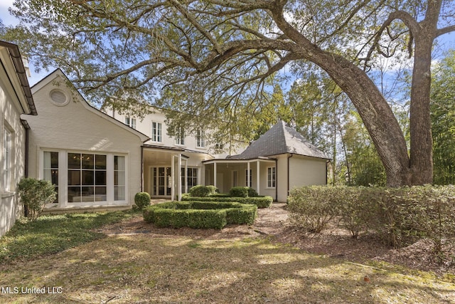 view of back of property