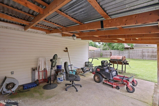 2120 Meagan Dr, Byram, MS 39272 - fenced backyard featuring a grill