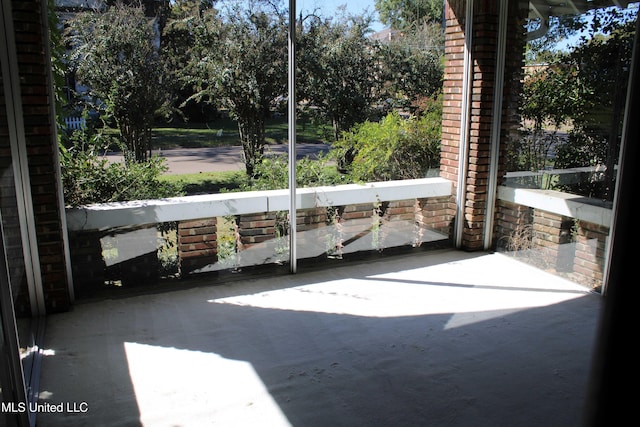 245 E College Ave, Holly Springs, MS 38635 - view of unfurnished sunroom