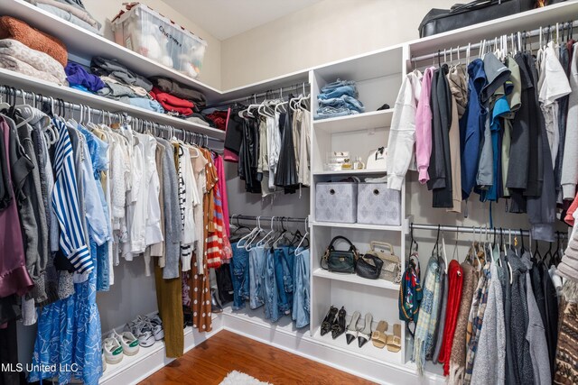 6507 Shenandoah Ln, Olive Branch, MS 38654 - spacious closet with wood finished floors