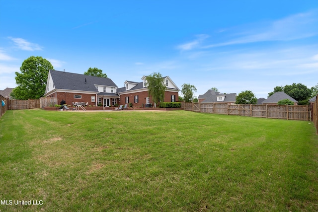 6507 Shenandoah Ln, Olive Branch, MS 38654 - view of yard featuring a fenced backyard