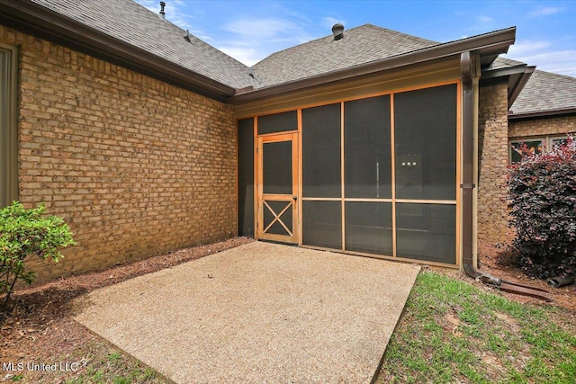 407 Belle Pointe Ln, Madison, MS 39110 - view of patio / terrace with a sunroom