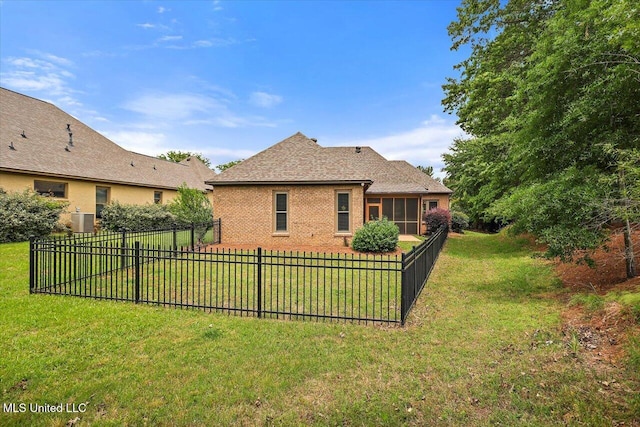 407 Belle Pointe Ln, Madison, MS 39110 - back of property with brick siding