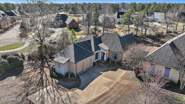 407 Belle Pointe Ln, Madison, MS 39110 - aerial overview of property's location featuring nearby suburban area