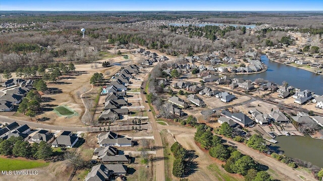 407 Belle Pointe Ln, Madison, MS 39110 - aerial view of property and surrounding area with nearby suburban area and a nearby body of water