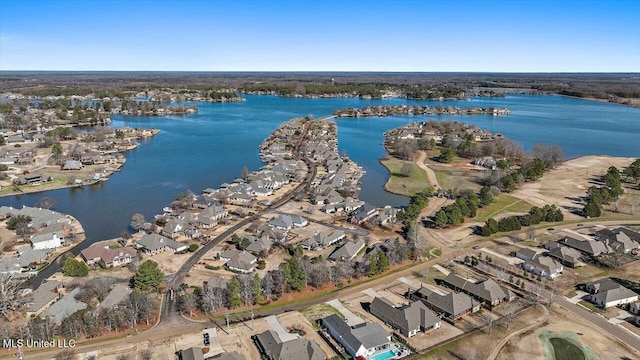 407 Belle Pointe Ln, Madison, MS 39110 - aerial view of property and surrounding area with a nearby body of water and nearby suburban area