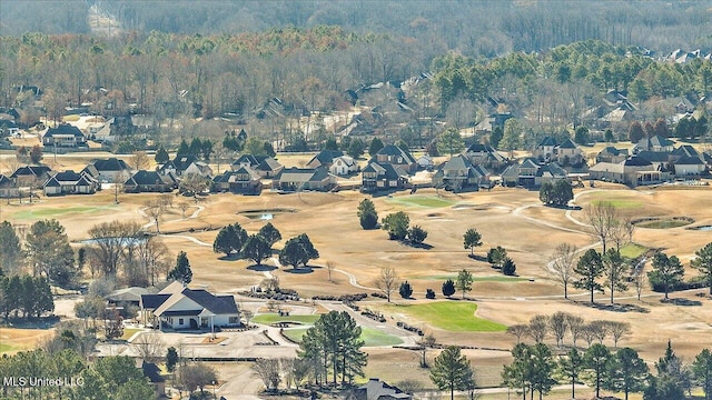 407 Belle Pointe Ln, Madison, MS 39110 - view of property location featuring nearby suburban area, a forest, and a golf course