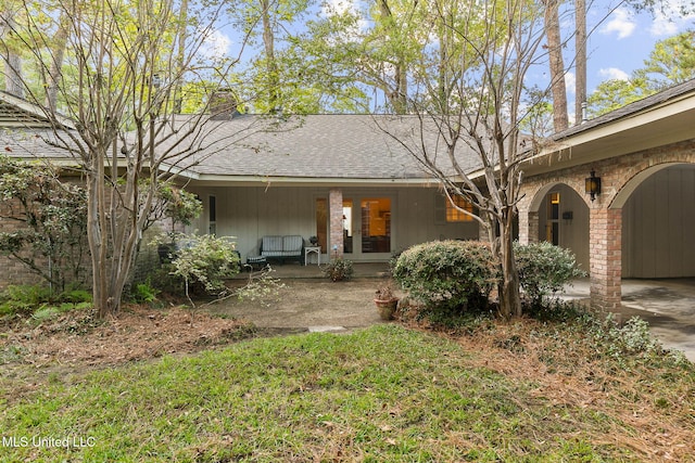 view of rear view of house