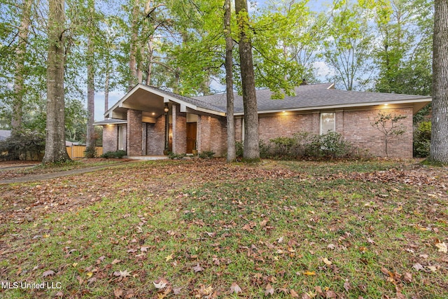 view of ranch-style house