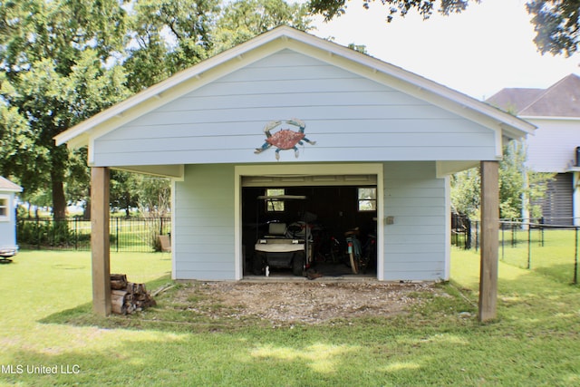 605 Magnolia St, Long Beach, MS 39560 - garage with a garage