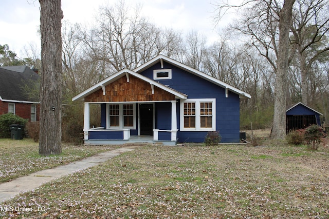 view of front of house featuring a porch