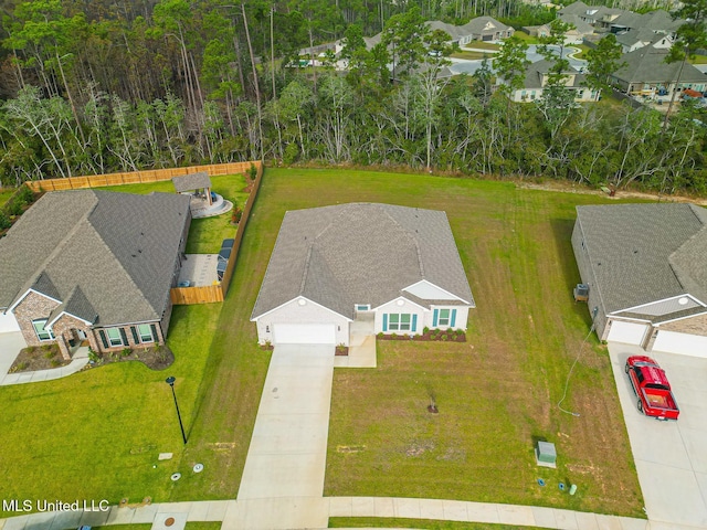 6253 Sandhill Cv, Ocean Springs, MS 39564 - aerial perspective of suburban area