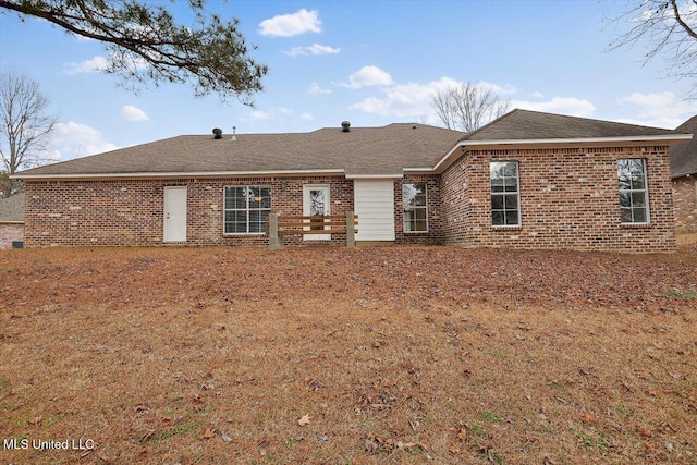 view of rear view of property