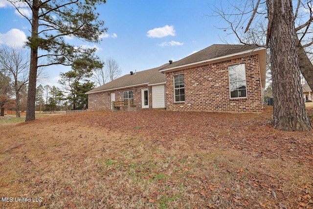 view of rear view of house