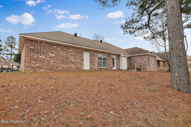 view of rear view of property