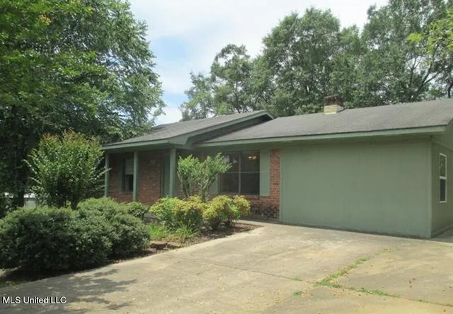 view of ranch-style house