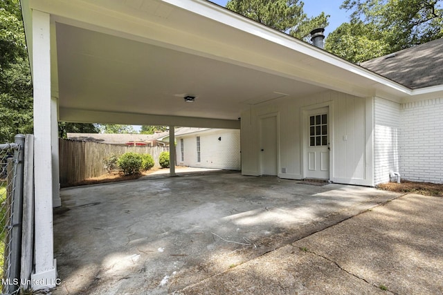 132 Bent Creek Dr, Brandon, MS 39047 - view of patio / terrace with an attached carport