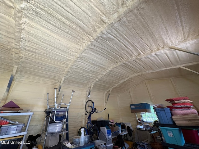 710 Beyer Dr, Bay Saint Louis, MS 39520 - miscellaneous room with vaulted ceiling
