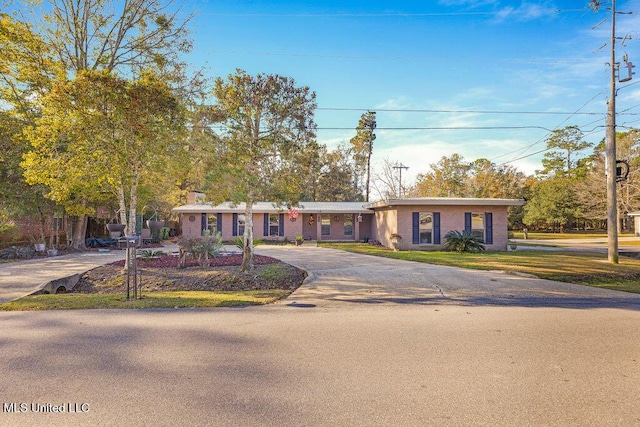 view of ranch-style house