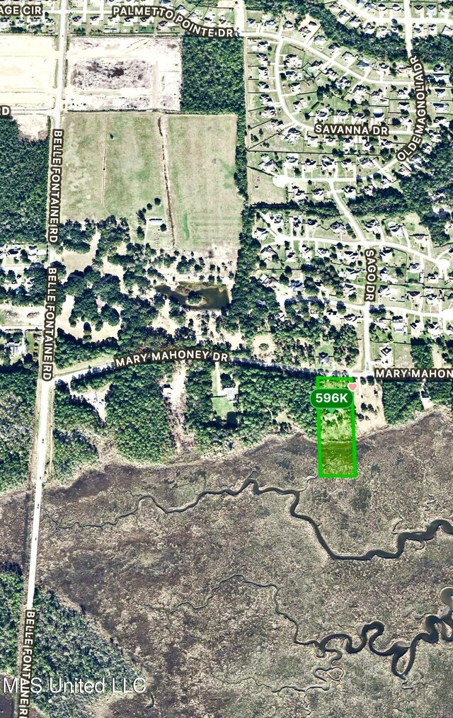 6301 Mary Mahoney Dr, Ocean Springs, MS 39564 - map of property location