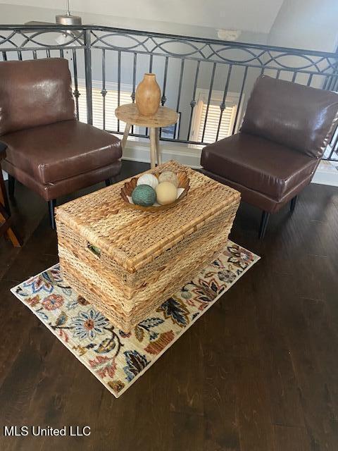 8146 Wisteria Dr, Olive Branch, MS 38654 - sitting room featuring wood finished floors