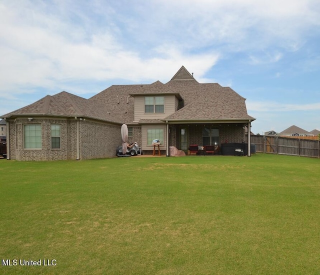 8146 Wisteria Dr, Olive Branch, MS 38654 - rear view of house featuring brick siding