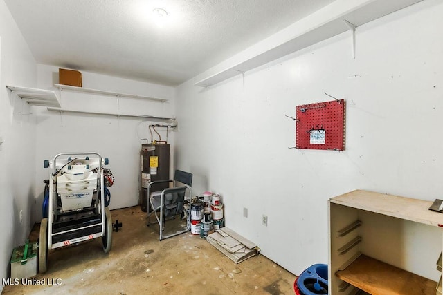 interior space with water heater
