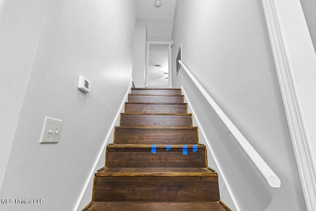 view of stairs