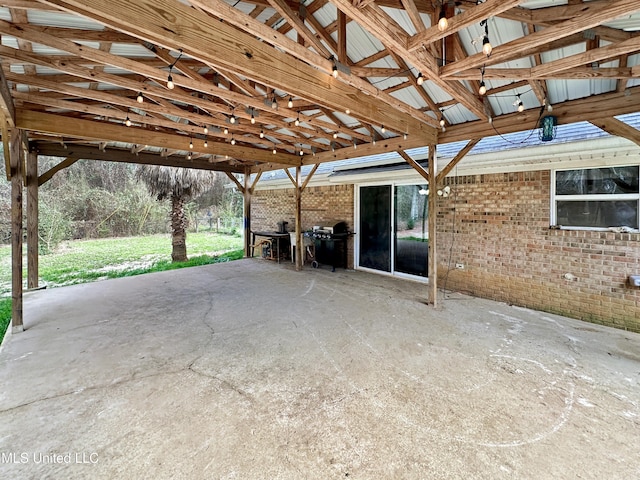 view of patio / terrace with grilling area