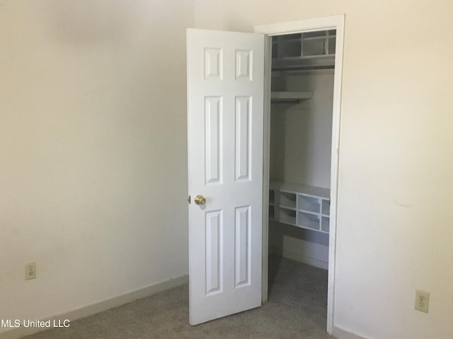 view of closet