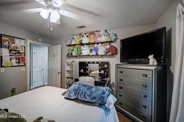 506 Ridge Cir, Brandon, MS 39047 - bedroom featuring wood finished floors and ceiling fan