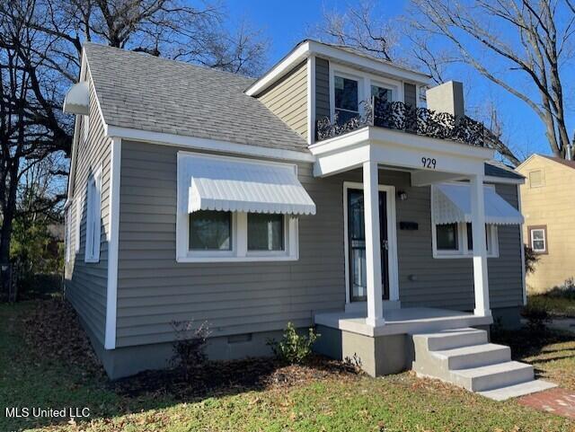 view of front of home