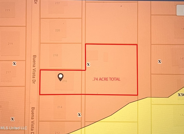 216 Buena Vista Dr, Long Beach, MS 39560 - map