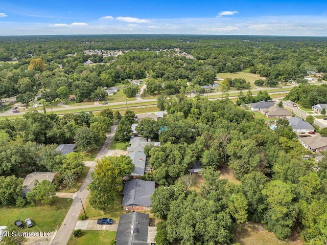 216 Buena Vista Dr, Long Beach, MS 39560 - birds eye view of property with a residential view and a forest view