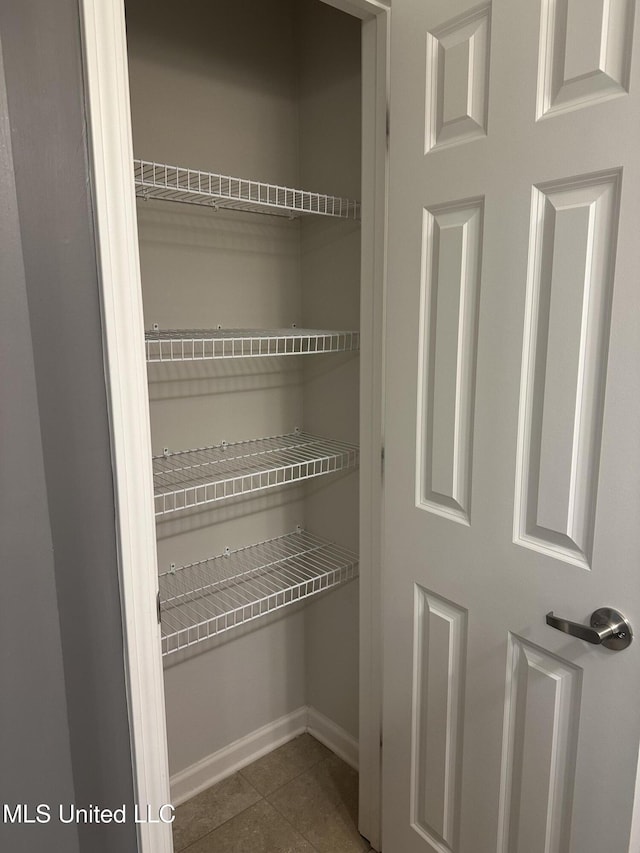 view of closet