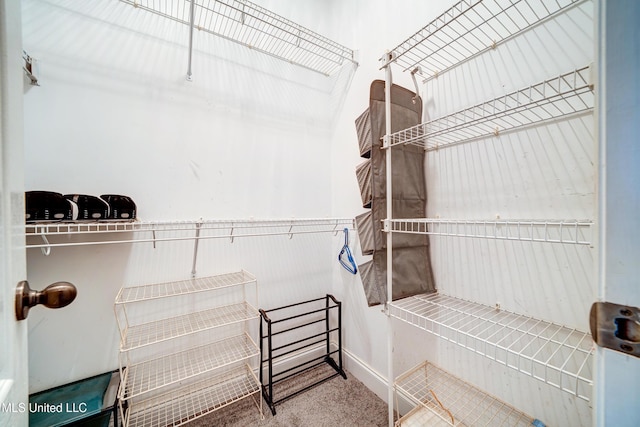 9480 Miranda Dr, Olive Branch, MS 38654 - walk in closet with carpet floors