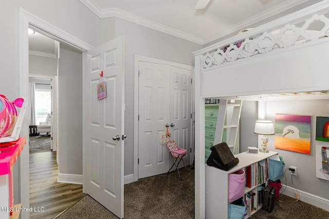 118 Armand Oaks, Ocean Springs, MS 39564 - bedroom featuring ornamental molding, baseboards, and a closet