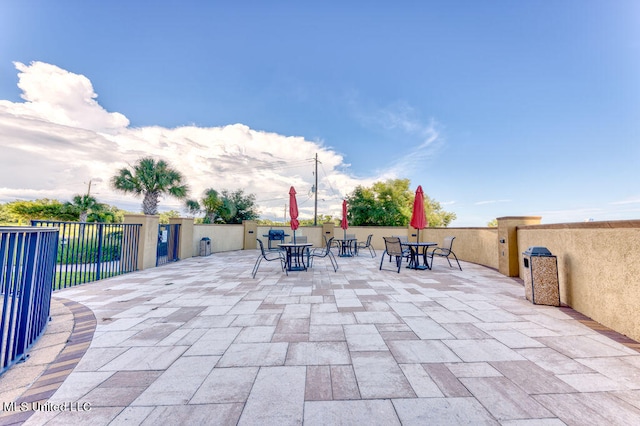 view of patio