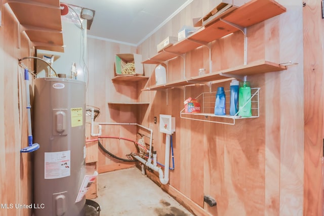 603 James Ave, Wiggins, MS 39577 - utility room with water heater