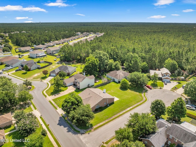 20 Lakeview Dr, Ocean Springs, MS 39564 - aerial view of residential area with a heavily wooded area