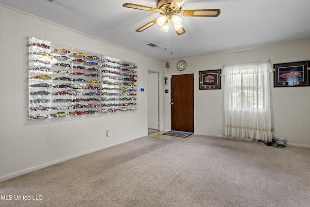 2900 7th Ave, Gulfport, MS 39501 - unfurnished room featuring carpet, a ceiling fan, and baseboards