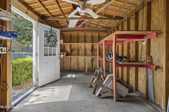 2900 7th Ave, Gulfport, MS 39501 - storage area with a ceiling fan
